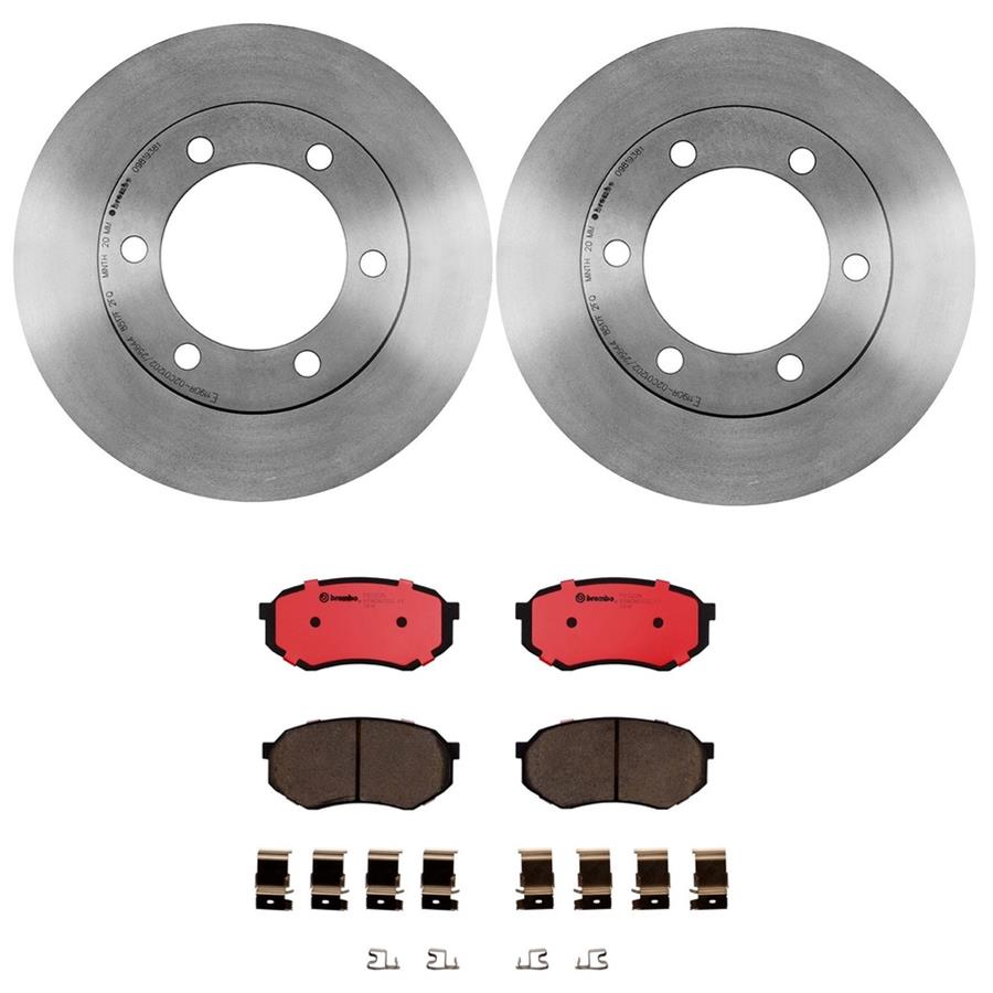Brembo Disc Brake Pad and Rotor Kits KT00753
