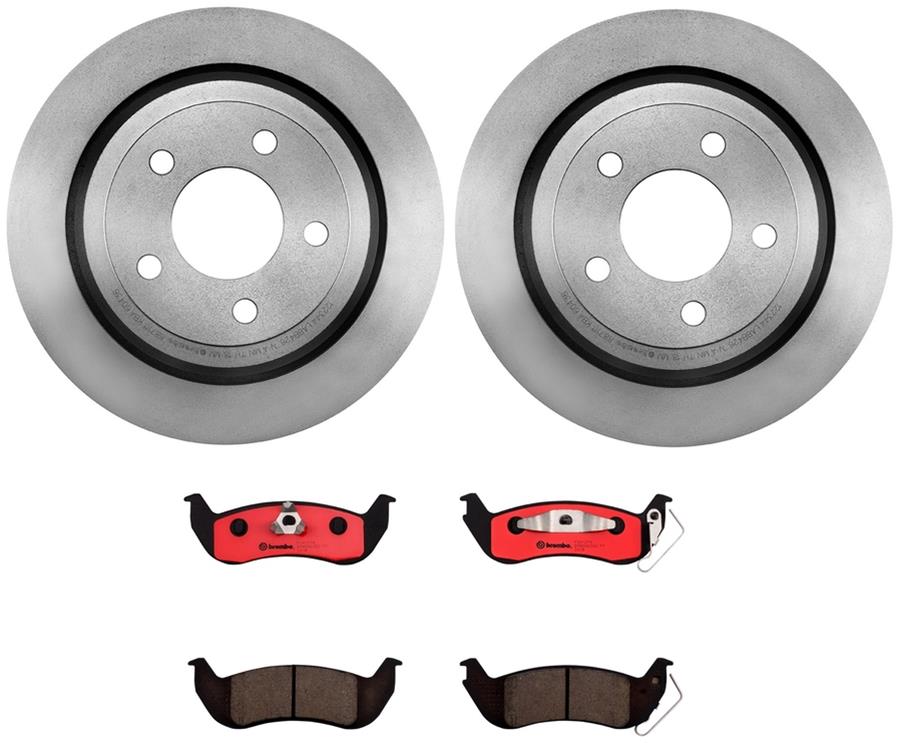 Brembo Disc Brake Pad and Rotor Kits KT00864