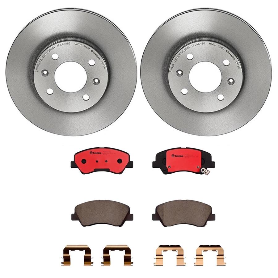 Brembo Disc Brake Pad and Rotor Kits KT00890