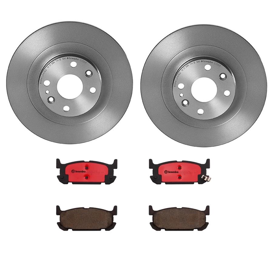 Brembo Disc Brake Pad and Rotor Kits KT00906