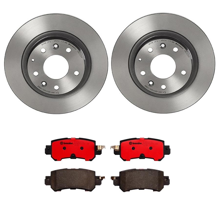Brembo Disc Brake Pad and Rotor Kits KT00971