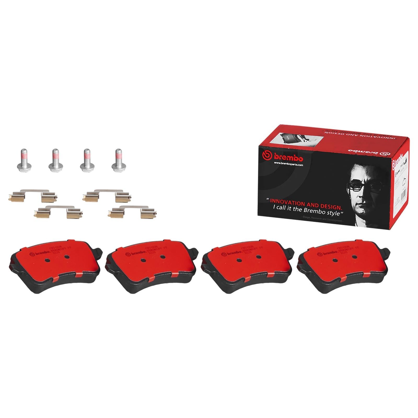 Brembo Disc Brake Pad and Rotor Kits KT04344