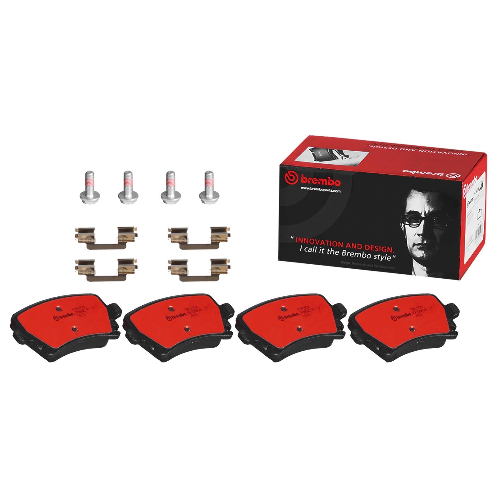 Brembo Disc Brake Pad and Rotor Kits KT04360