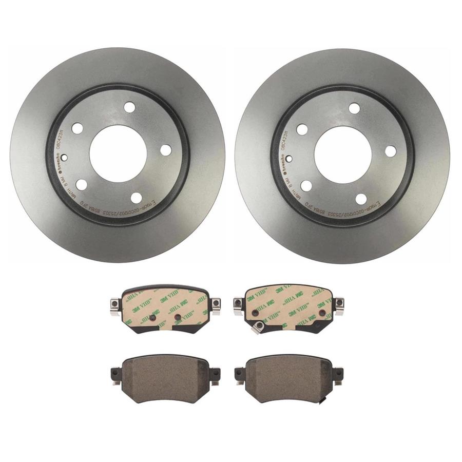 Brembo Disc Brake Pad and Rotor Kits KT00A36