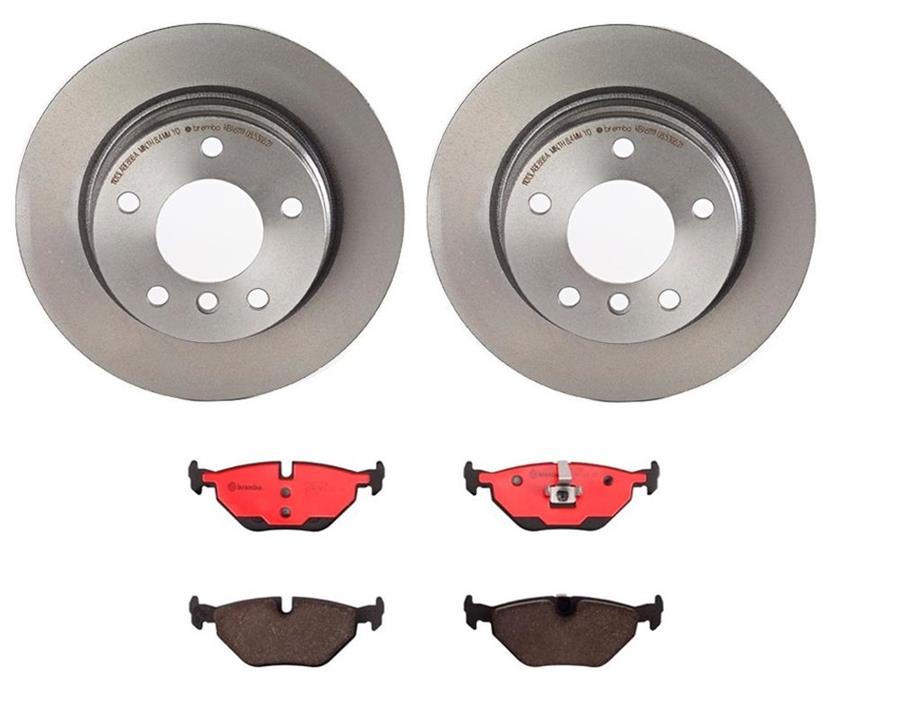 Brembo Disc Brake Pad and Rotor Kits KT00B63
