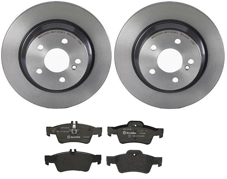 Brembo Disc Brake Pad and Rotor Kits KT04008