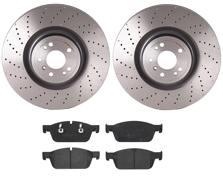Brembo Disc Brake Pad and Rotor Kits KT04011