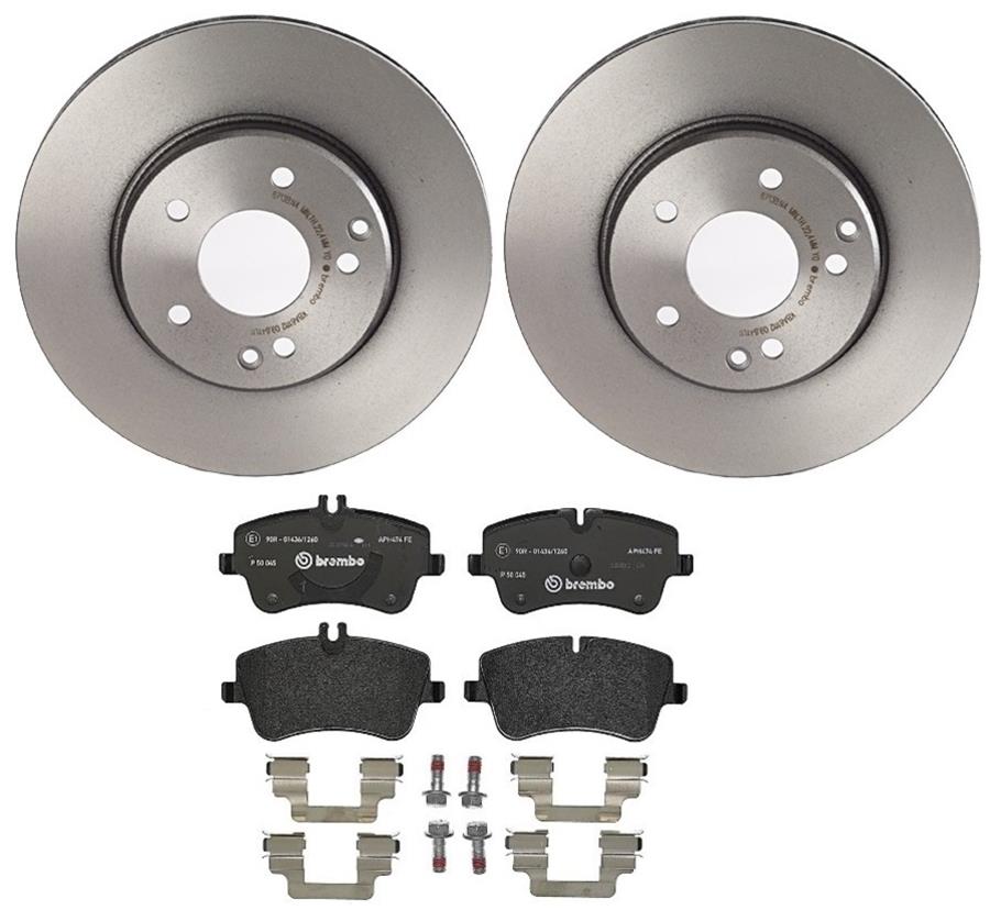 Brembo Disc Brake Pad and Rotor Kits KT04050