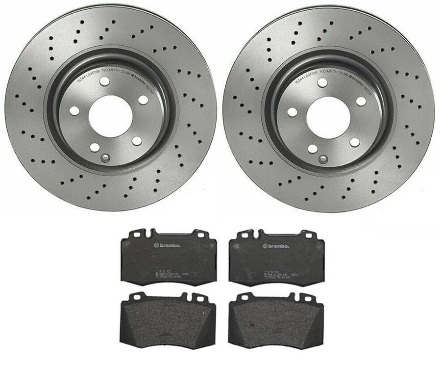 Brembo Disc Brake Pad and Rotor Kits KT04064