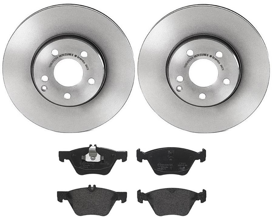 Brembo Disc Brake Pad and Rotor Kits KT04070