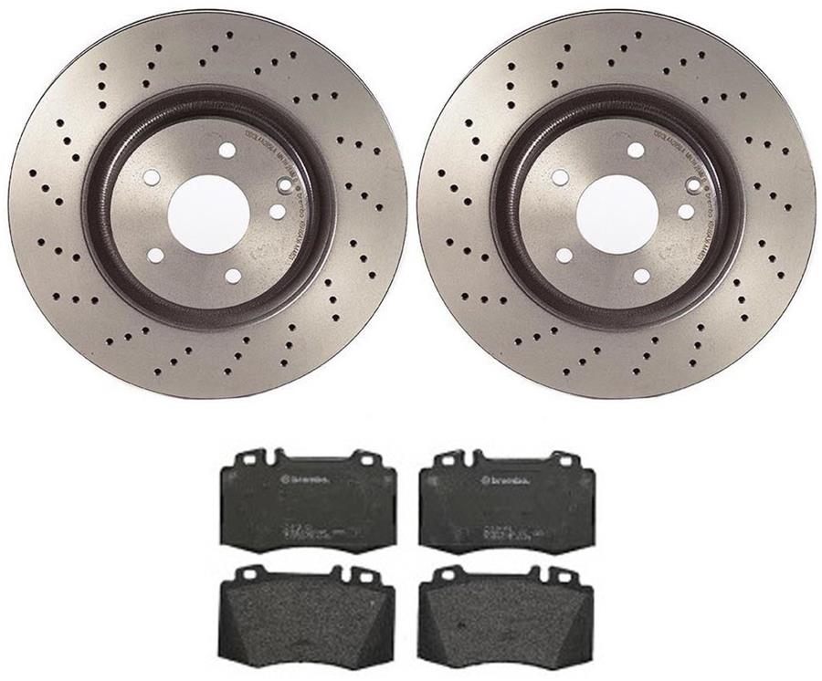 Brembo Disc Brake Pad and Rotor Kits KT04071