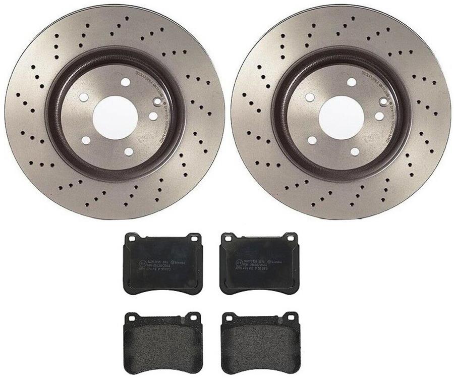 Brembo Disc Brake Pad and Rotor Kits KT04072