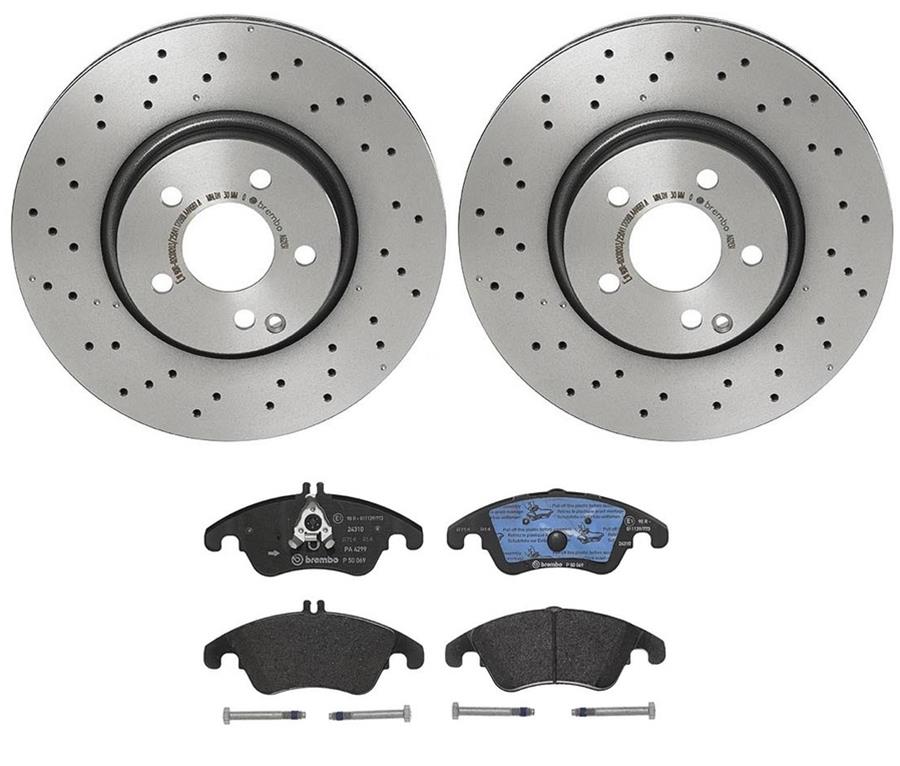 Brembo Disc Brake Pad and Rotor Kits KT04079