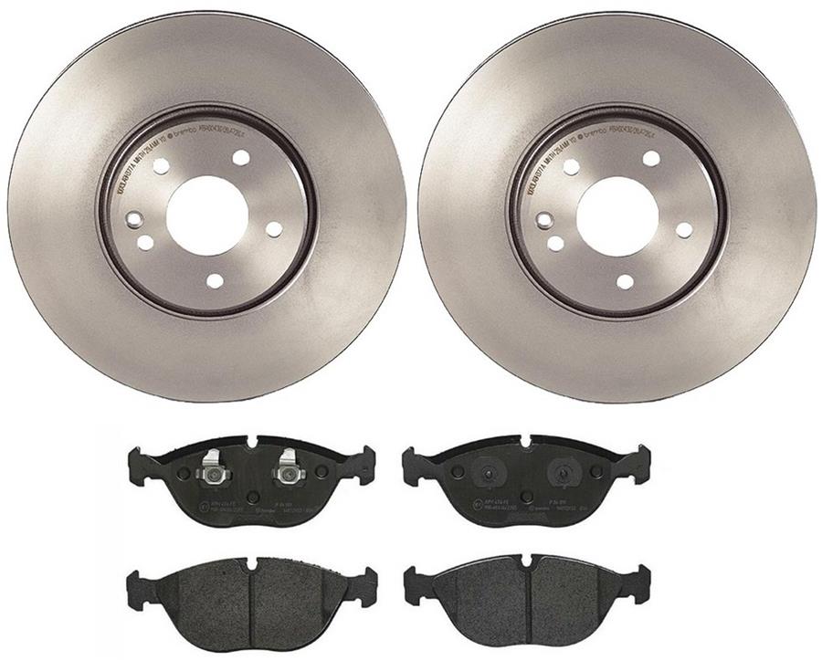 Brembo Disc Brake Pad and Rotor Kits KT04081
