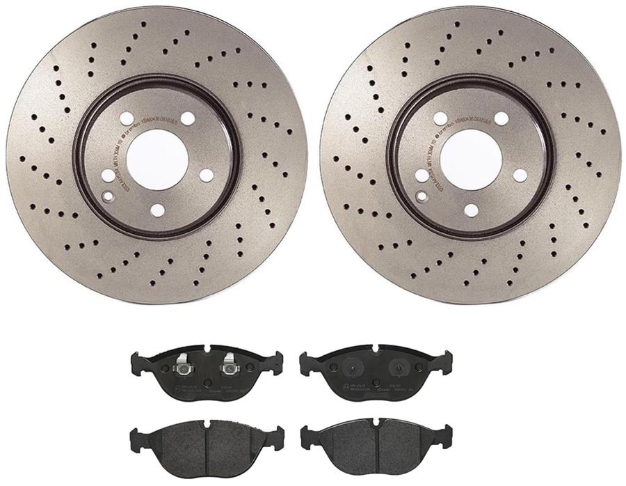 Brembo Disc Brake Pad and Rotor Kits KT04086