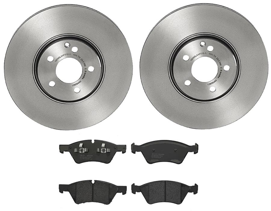 Brembo Disc Brake Pad and Rotor Kits KT04088