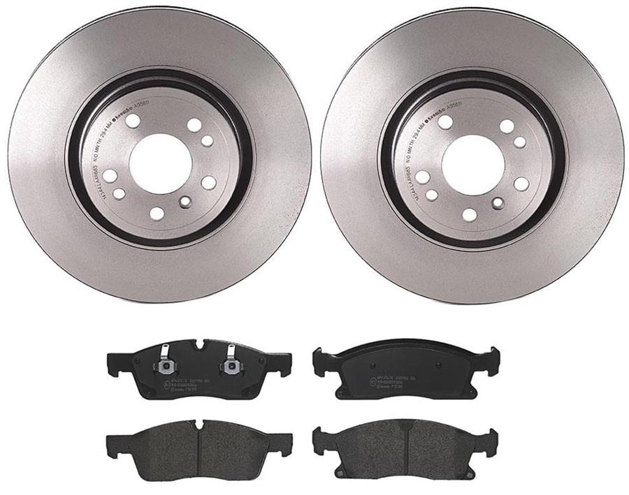 Brembo Disc Brake Pad and Rotor Kits KT04090