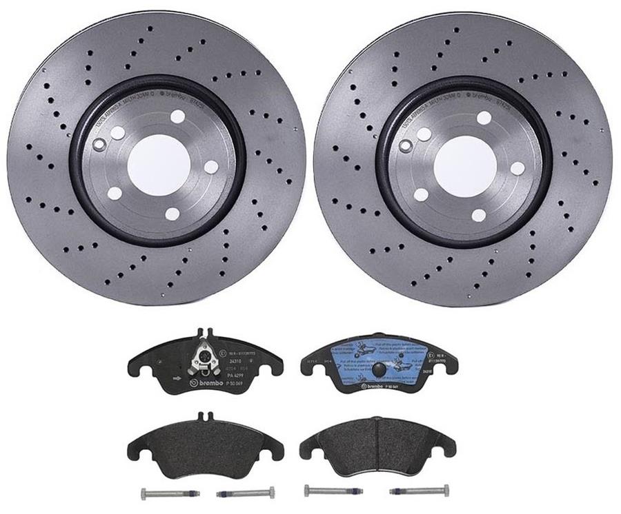 Brembo Disc Brake Pad and Rotor Kits KT04098