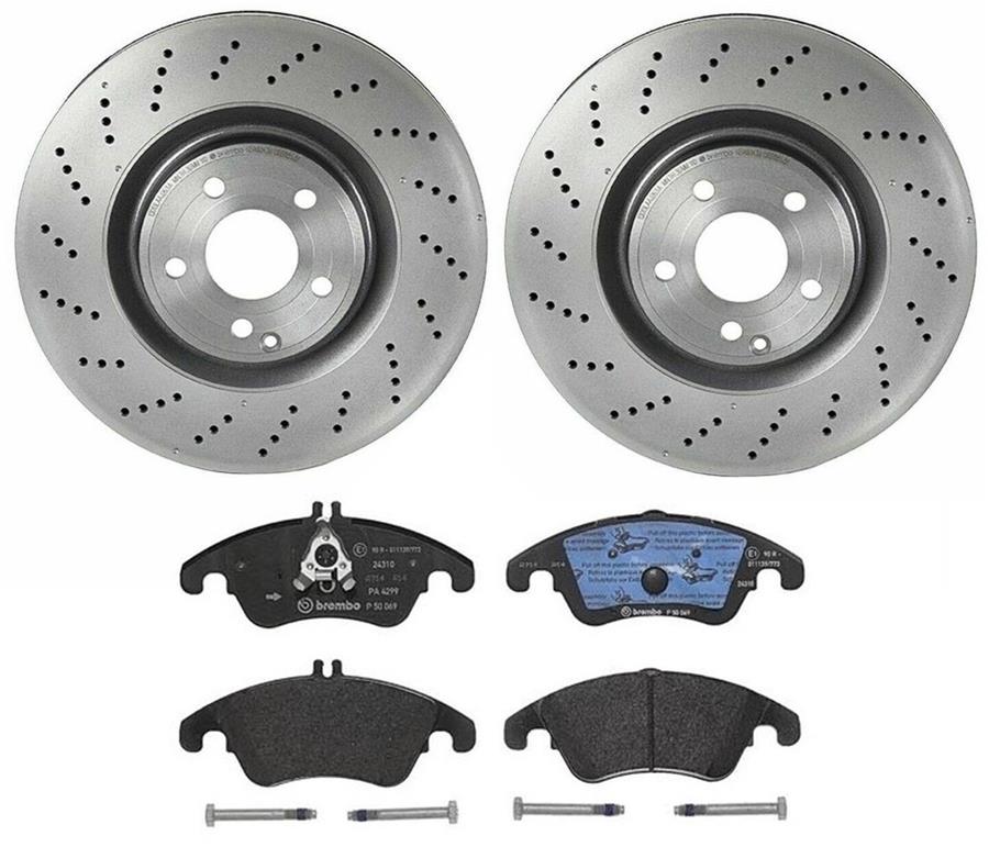 Brembo Disc Brake Pad and Rotor Kits KT04104