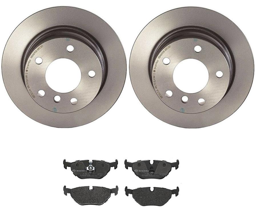 Brembo Disc Brake Pad and Rotor Kits KT04124