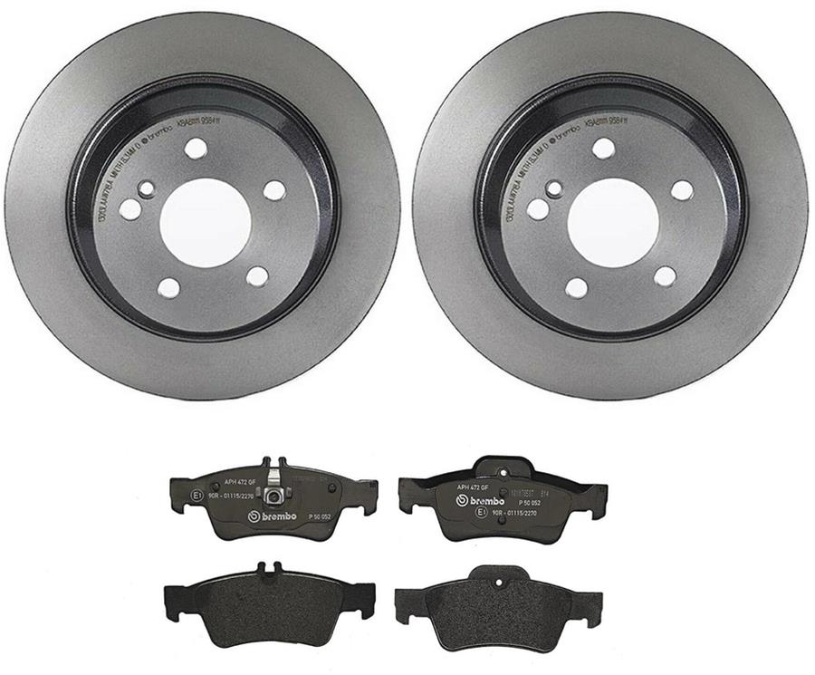 Brembo Disc Brake Pad and Rotor Kits KT04133