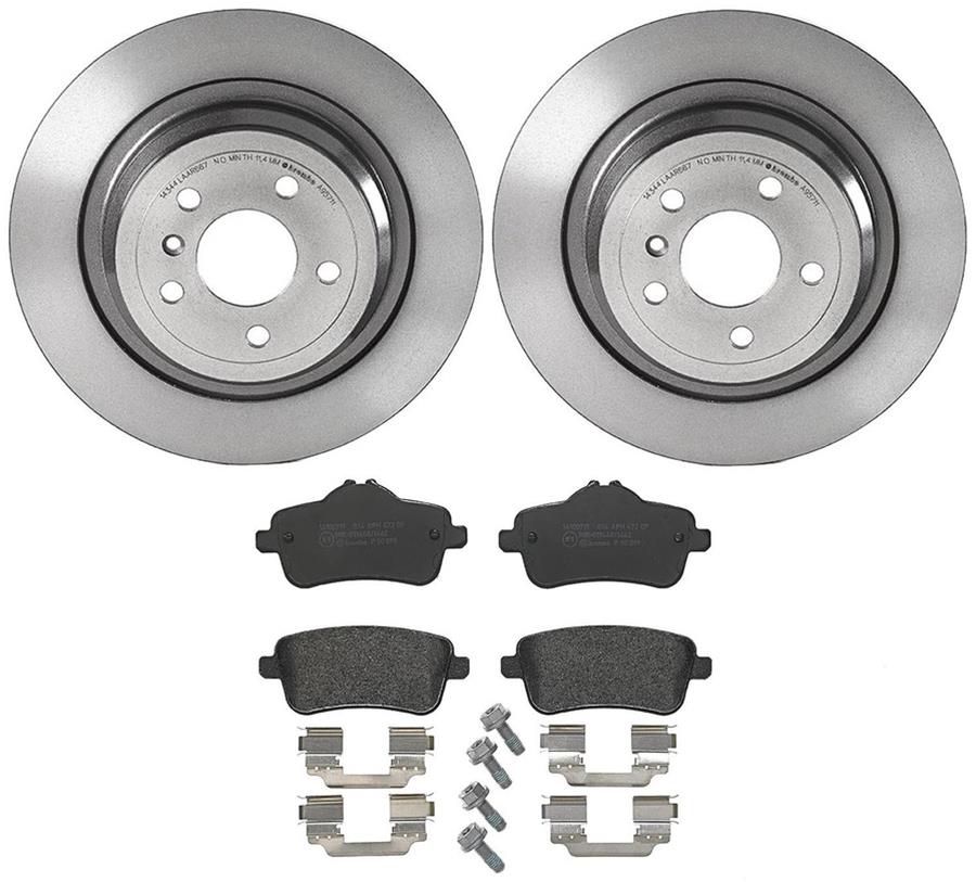 Brembo Disc Brake Pad and Rotor Kits KT04142