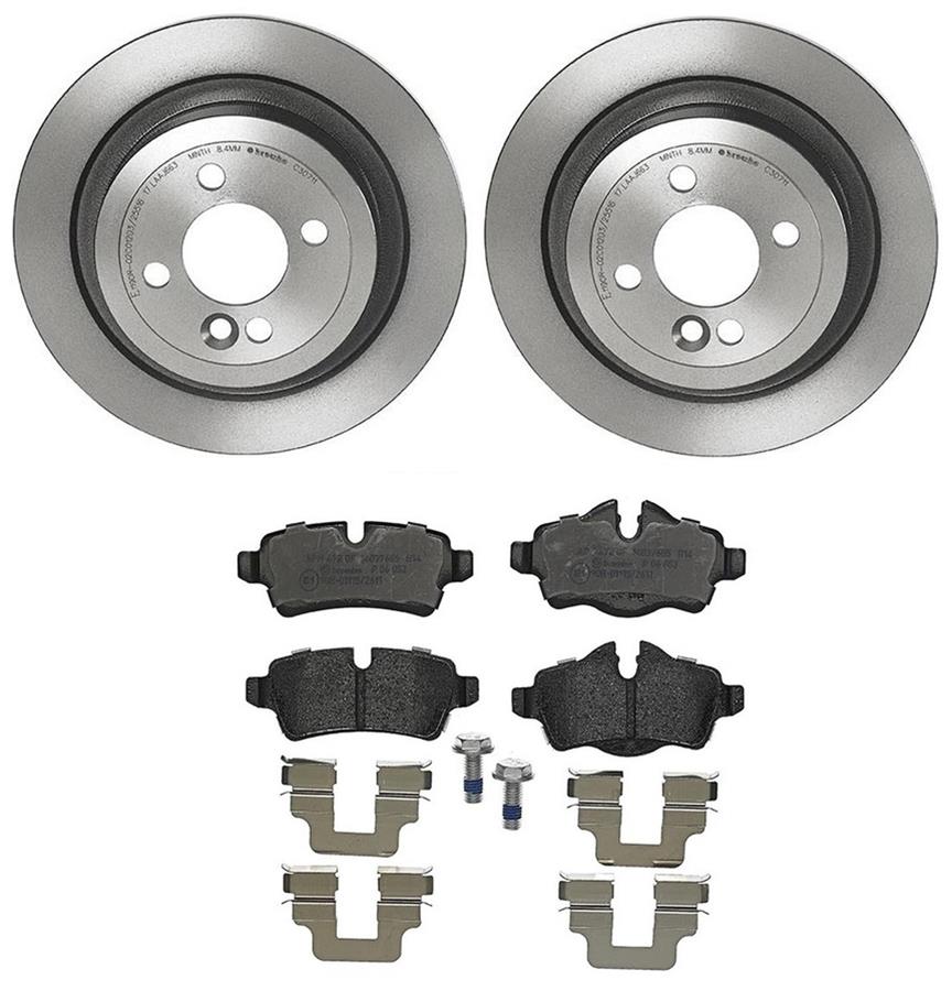 Brembo Disc Brake Pad and Rotor Kits KT04145