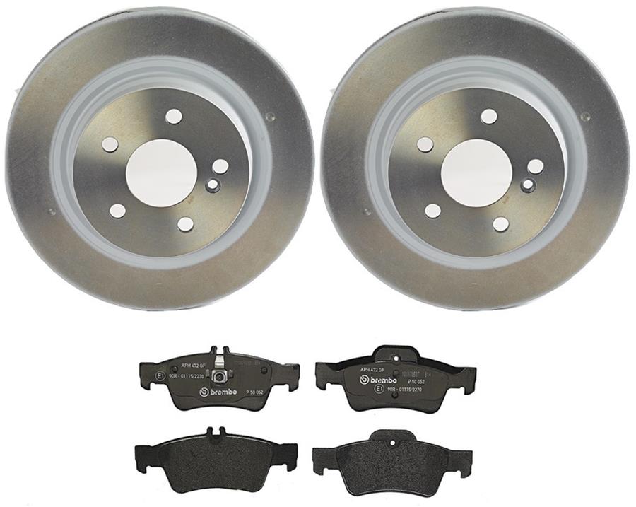 Brembo Disc Brake Pad and Rotor Kits KT04165