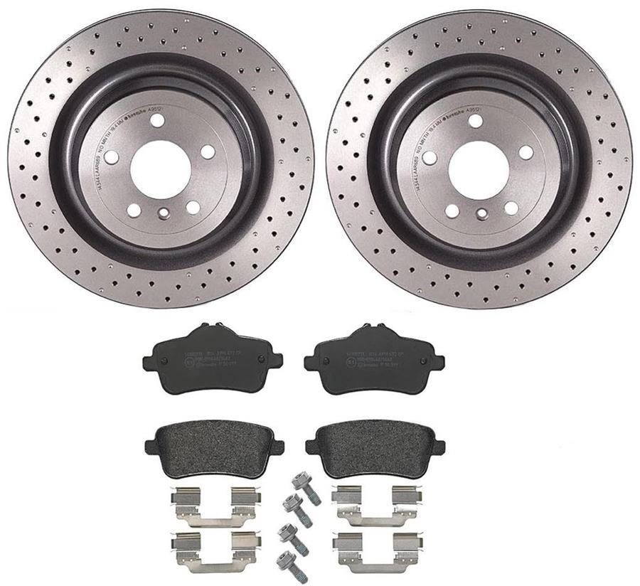 Brembo Disc Brake Pad and Rotor Kits KT04171