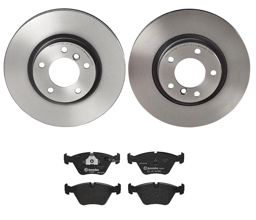 Brembo Disc Brake Pad and Rotor Kits KT04186