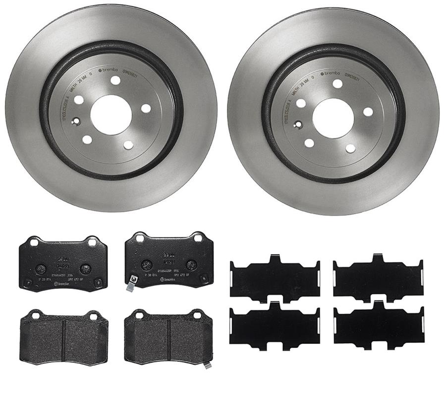 Brembo Disc Brake Pad and Rotor Kits KT04191