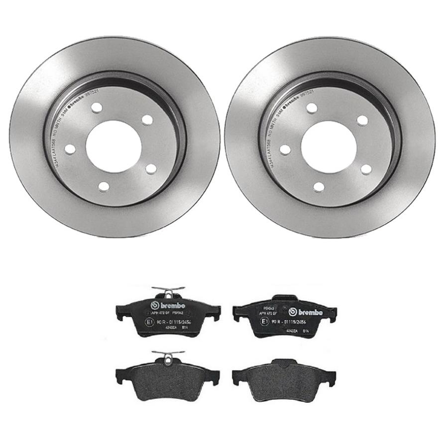 Brembo Disc Brake Pad and Rotor Kits KT04207