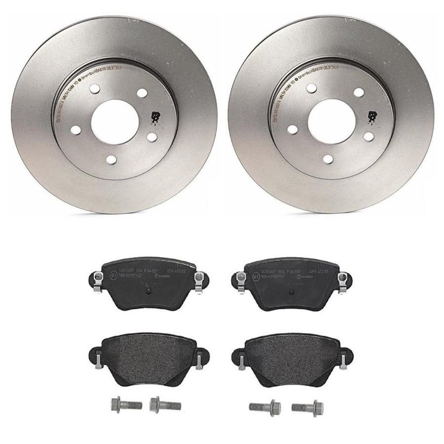 Brembo Disc Brake Pad and Rotor Kits KT04209