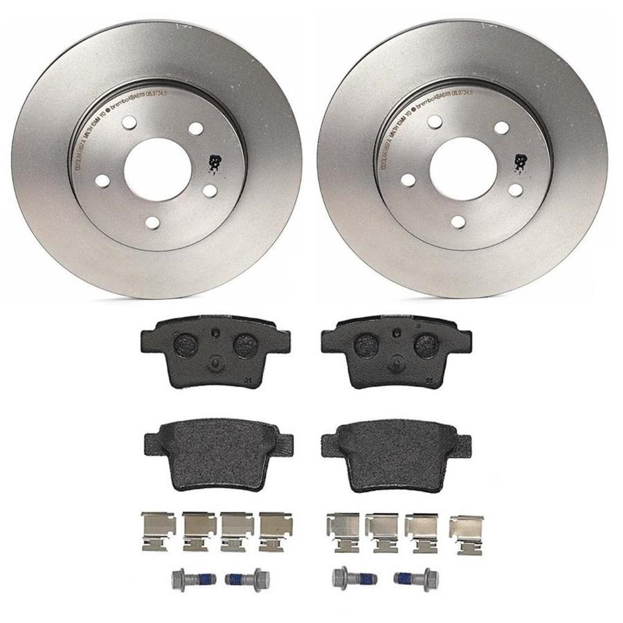 Brembo Disc Brake Pad and Rotor Kits KT04210