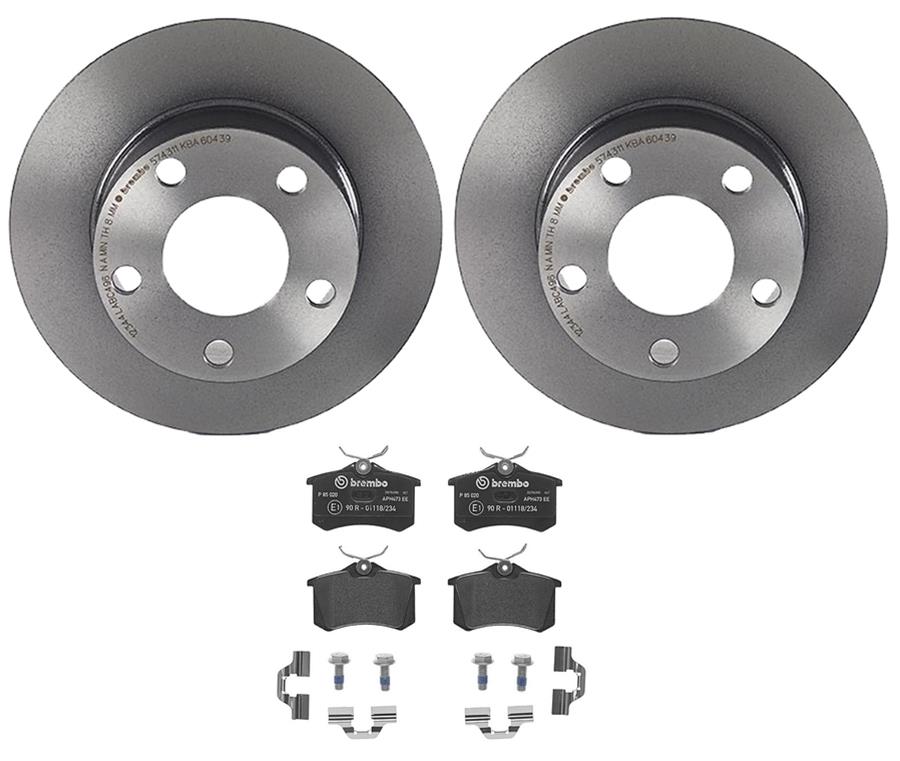 Brembo Disc Brake Pad and Rotor Kits KT04245