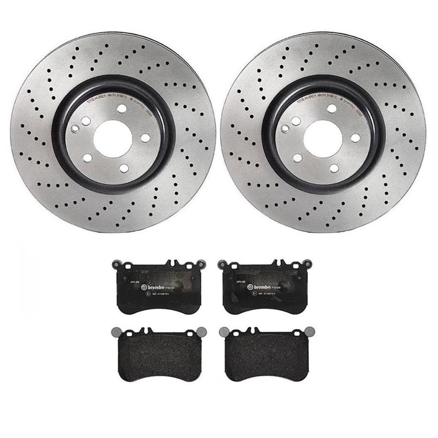 Brembo Disc Brake Pad and Rotor Kits KT04256