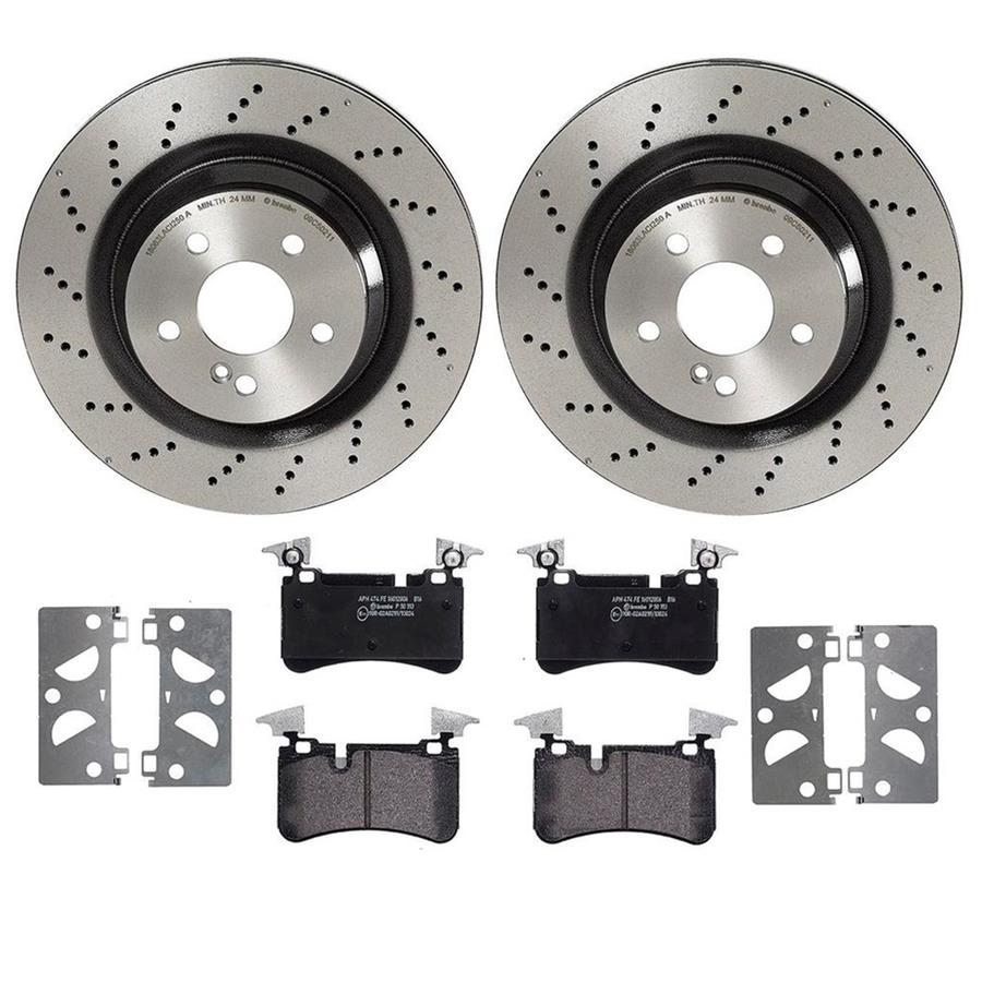 Brembo Disc Brake Pad and Rotor Kits KT04269
