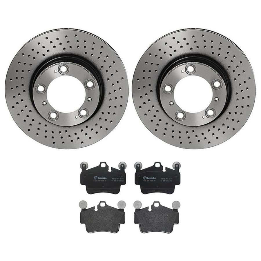 Brembo Disc Brake Pad and Rotor Kits KT04282