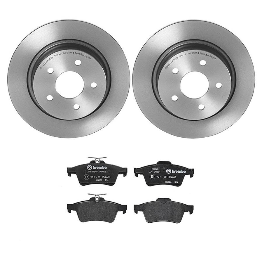 Brembo Disc Brake Pad and Rotor Kits KT04289