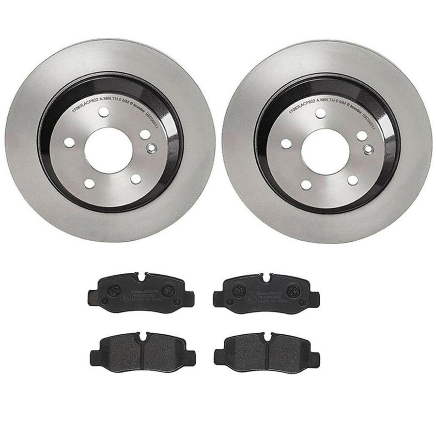 Brembo Disc Brake Pad and Rotor Kits KT04349