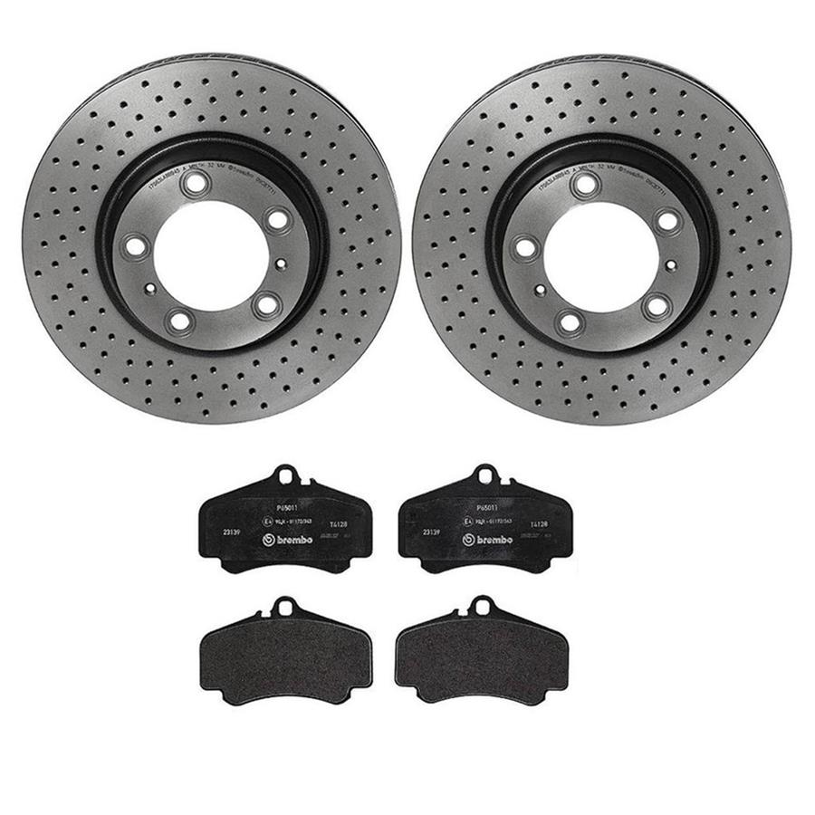 Brembo Disc Brake Pad and Rotor Kits KT04378