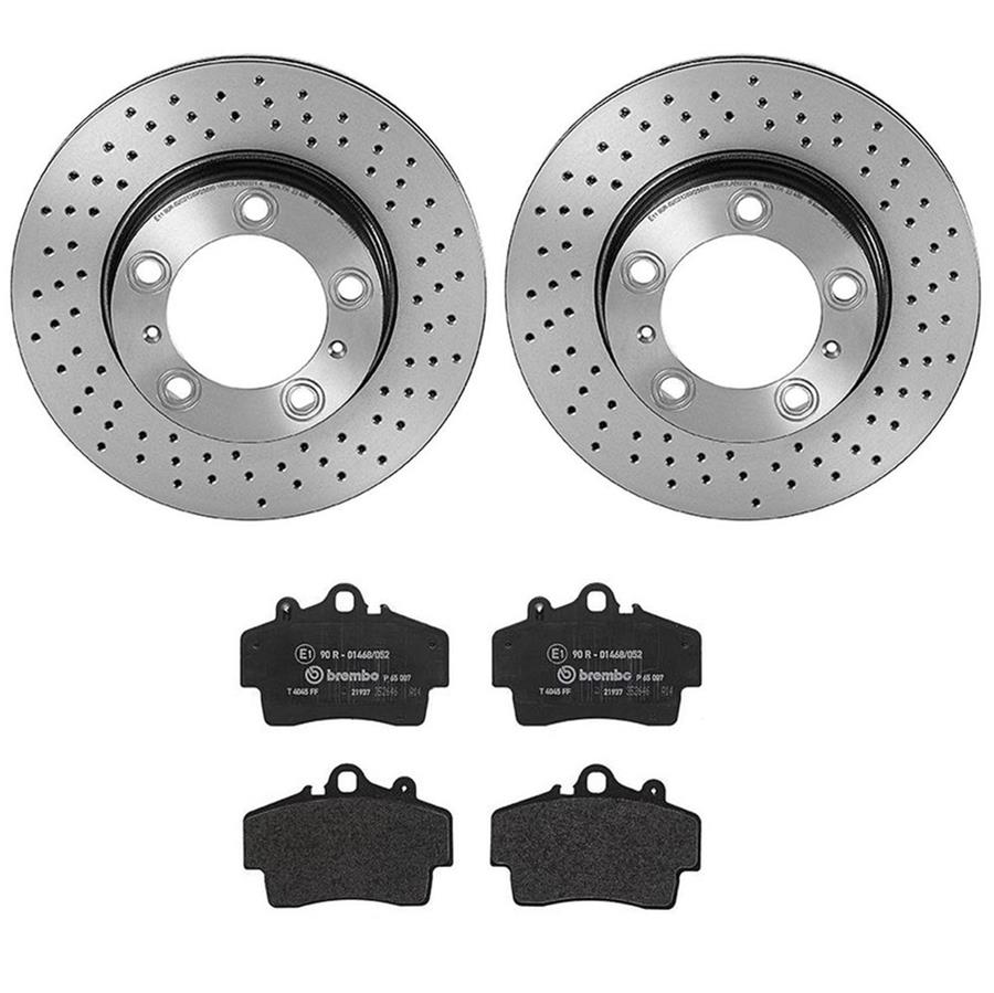 Brembo Disc Brake Pad and Rotor Kits KT04385