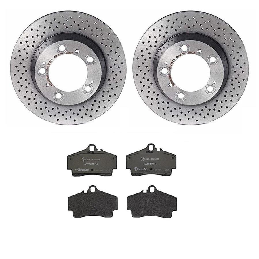 Brembo Disc Brake Pad and Rotor Kits KT04417