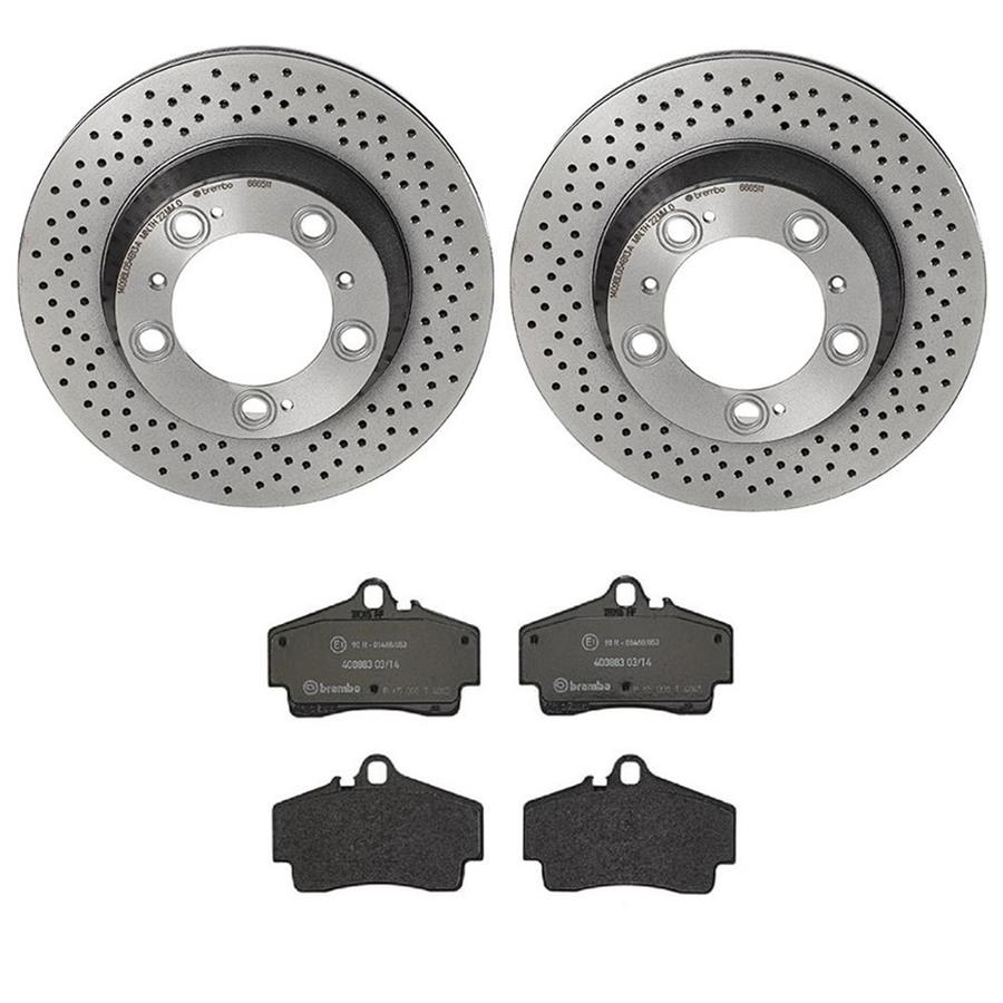 Brembo Disc Brake Pad and Rotor Kits KT04418