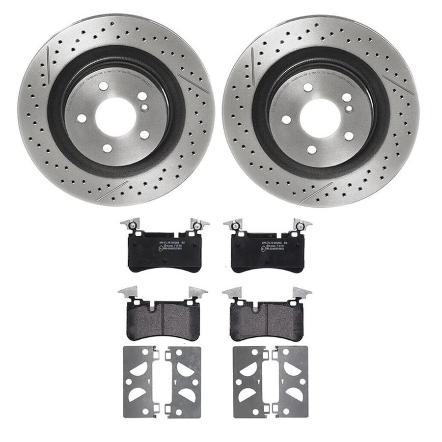 Brembo Disc Brake Pad and Rotor Kits KT04420