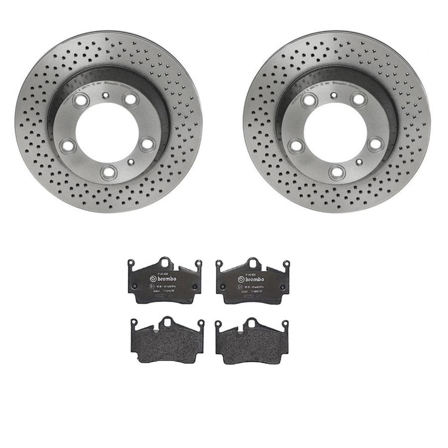 Brembo Disc Brake Pad and Rotor Kits KT04421