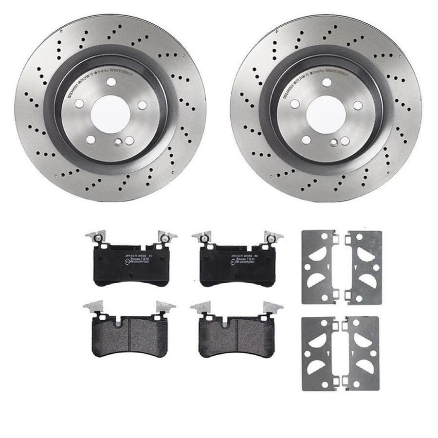 Brembo Disc Brake Pad and Rotor Kits KT04432