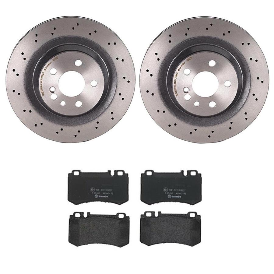 Brembo Disc Brake Pad and Rotor Kits KT04434