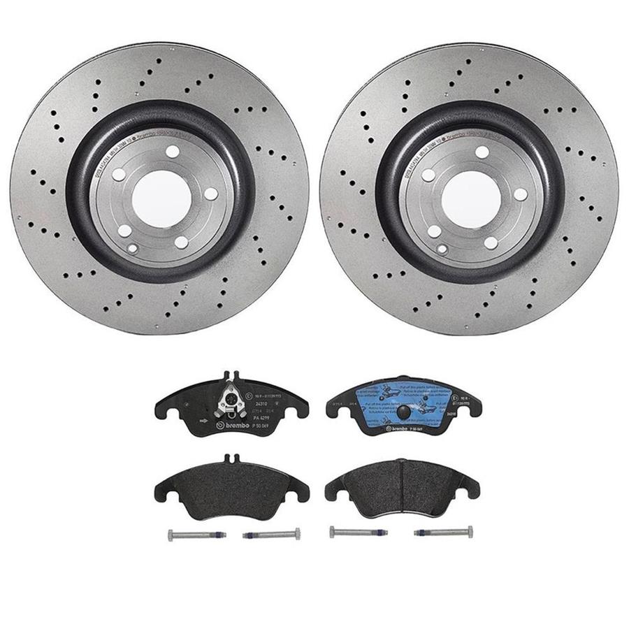 Brembo Disc Brake Pad and Rotor Kits KT04443