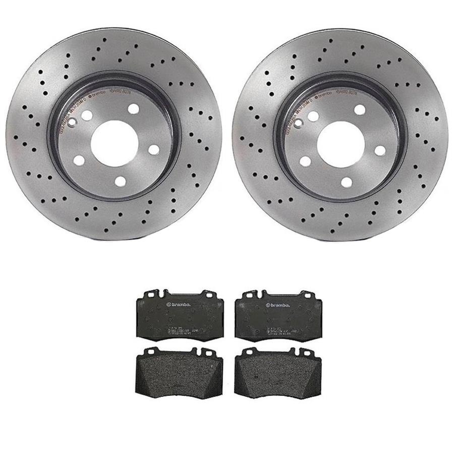 Brembo Disc Brake Pad and Rotor Kits KT04446